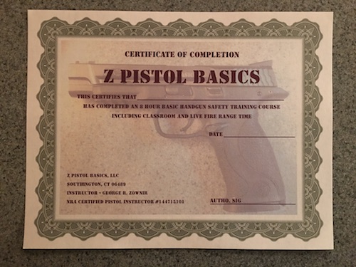 Connecticut Pistol Permit Classes